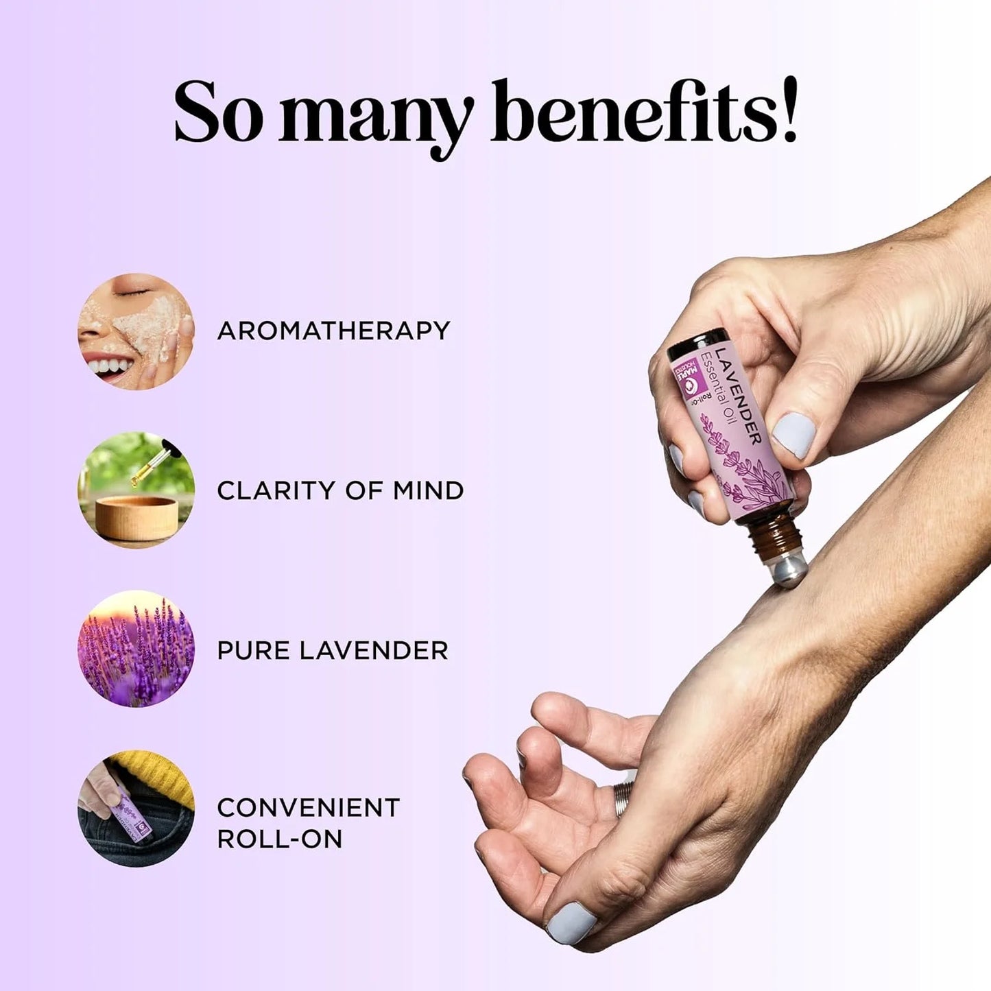 Maple Holistics Lavender Roll-On Essential Oil