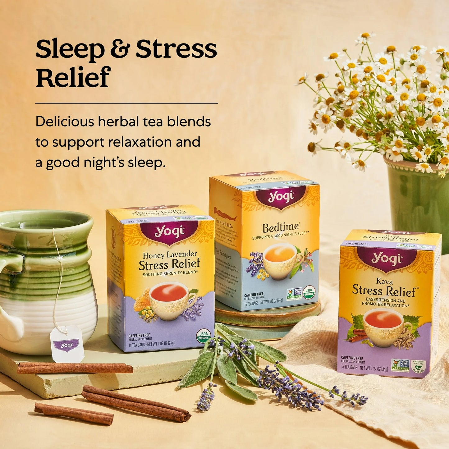 Yogi Tea Honey Lavender Stress Relief