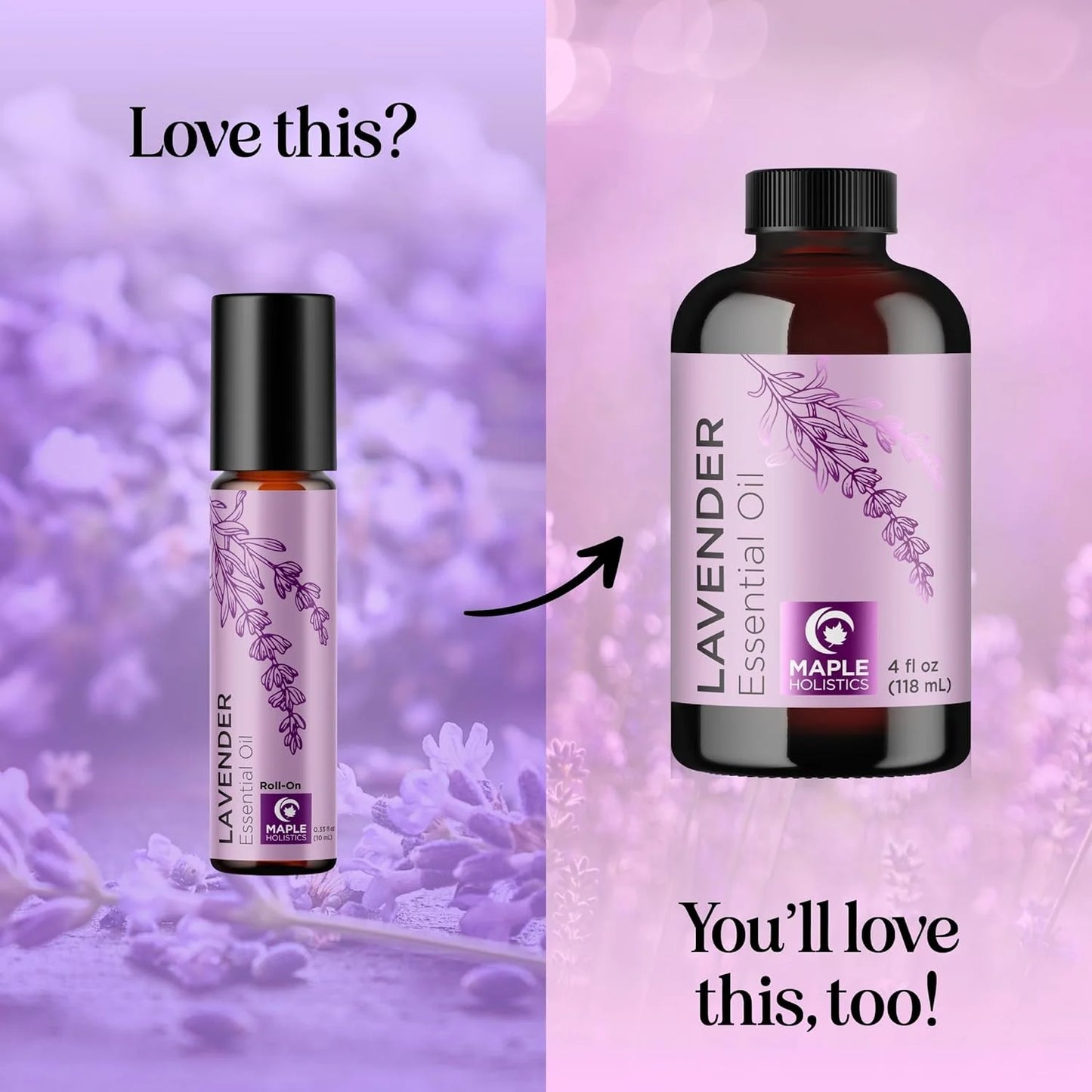 Maple Holistics Lavender Roll-On Essential Oil