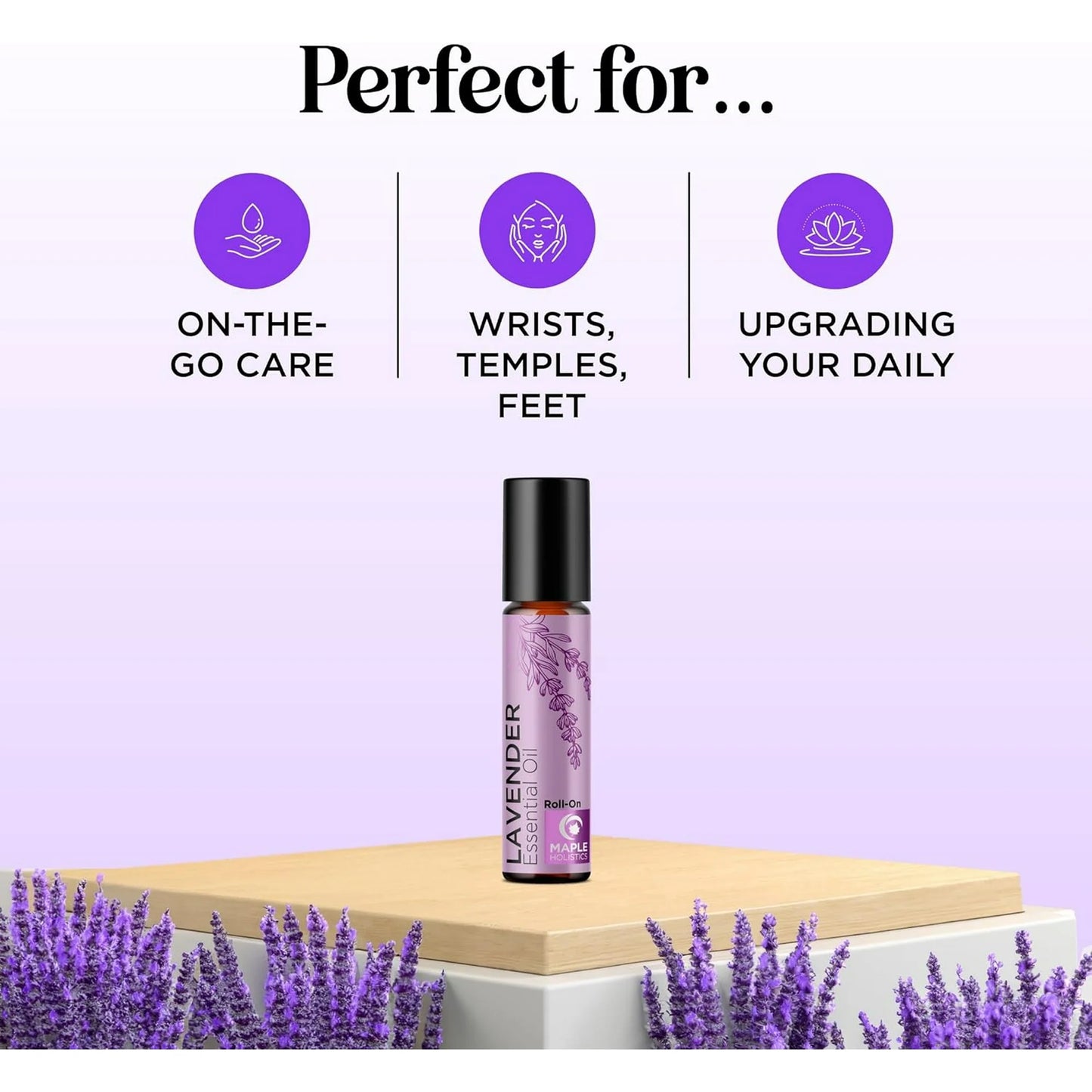 Maple Holistics Lavender Roll-On Essential Oil